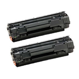 HP CB436A Premium Toner Cartridges 2PK