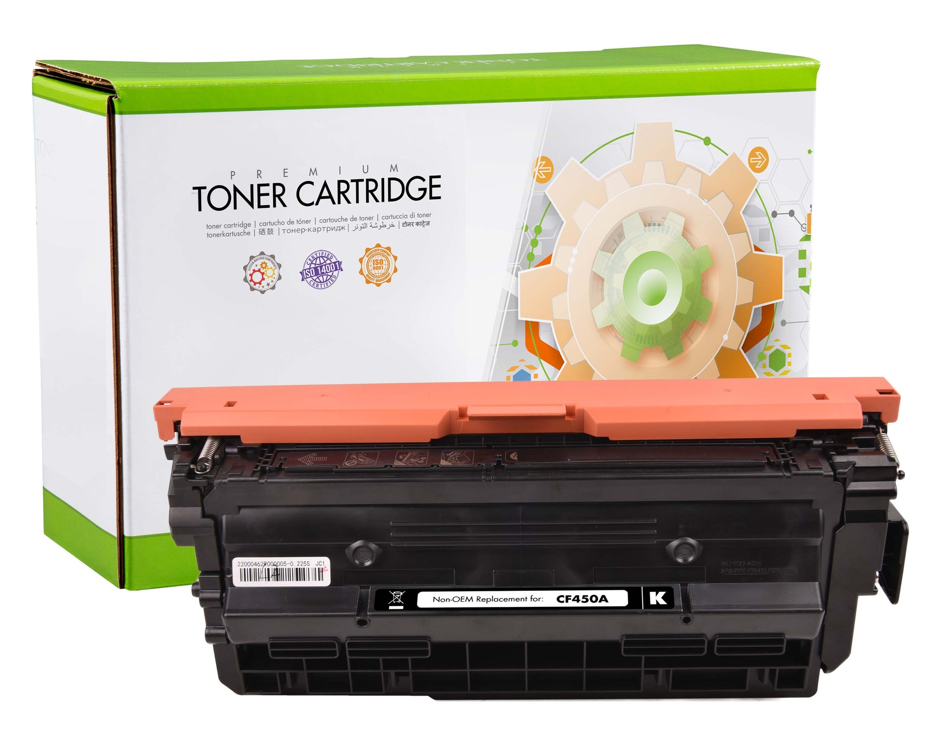 Compatible Premium Toner Cartridge CF450A 655A Black