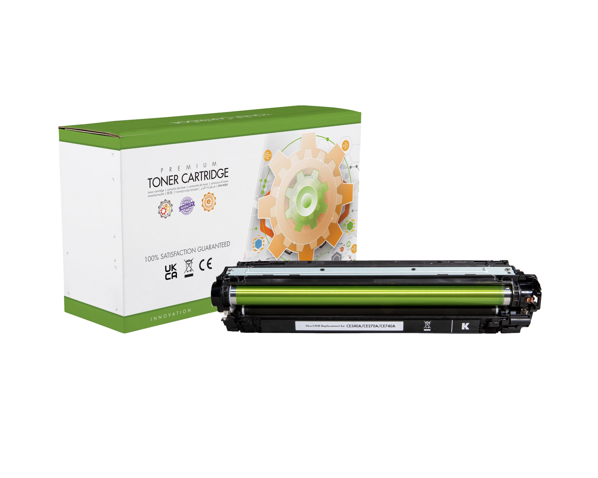 HP CE270A Premium Toner Cartridge 650A TAA